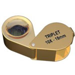 Loupe 10x Gold Gemological Tools
